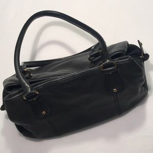 Classic Black Leather FOSSIL Satchel